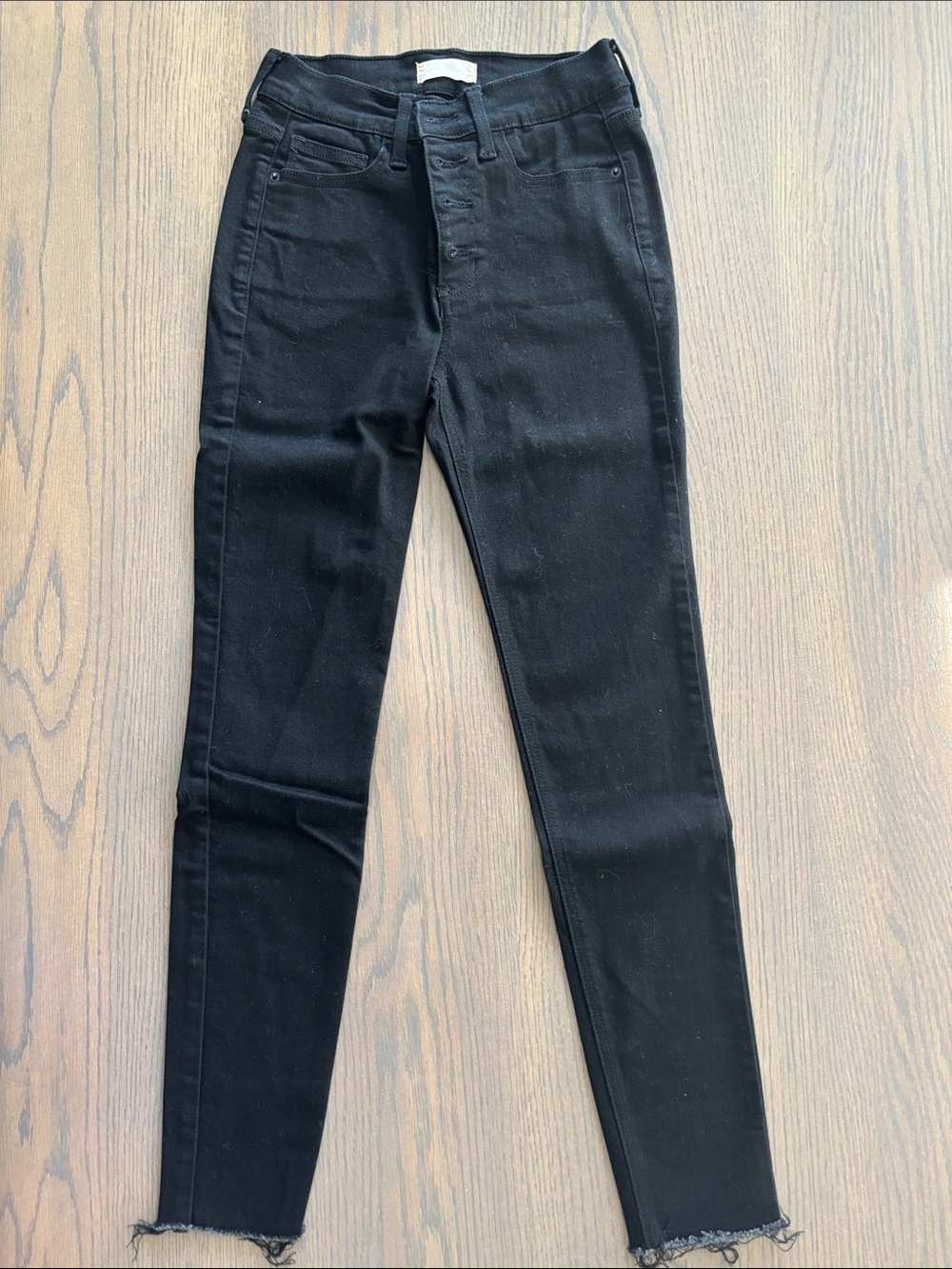 Altar'd State Black Skinny Button Fly High-Rise Jeans